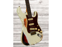 Fender Custom Shop Time Machine Collection 63 Strat Super Heavy Relic Chocolate 3-Color-Sunburst Fender Custom Shop Time Machine Collection 63 Strat Super Heavy Relic Chocolate 3-Color-Sunburst
